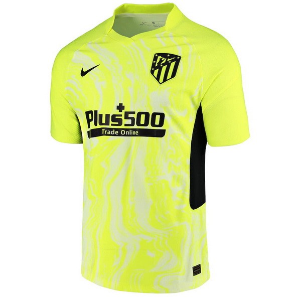 Trikot Atletico Madrid Ausweich 2020-21 Grün Fluoreszierenden Fussballtrikots Günstig